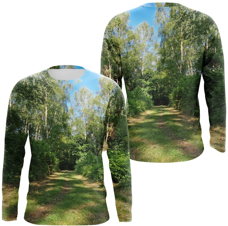 T-shirt Anti-UV Manches Longues Personnalisé – Impression Photo 100 % Personnalisée – Haute Qualité – Protection UV Homme & Femme