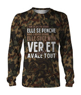 Cadeau Humour Pêcheur, Pêche De La Carpe, J'aime Beaucoup Quand Elle Se Penche, Camouflage - VEPECA003