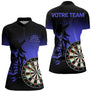 Maillot Fléchettes Compétition - Style Sniper Personnalisé - Polo Zippé Femme