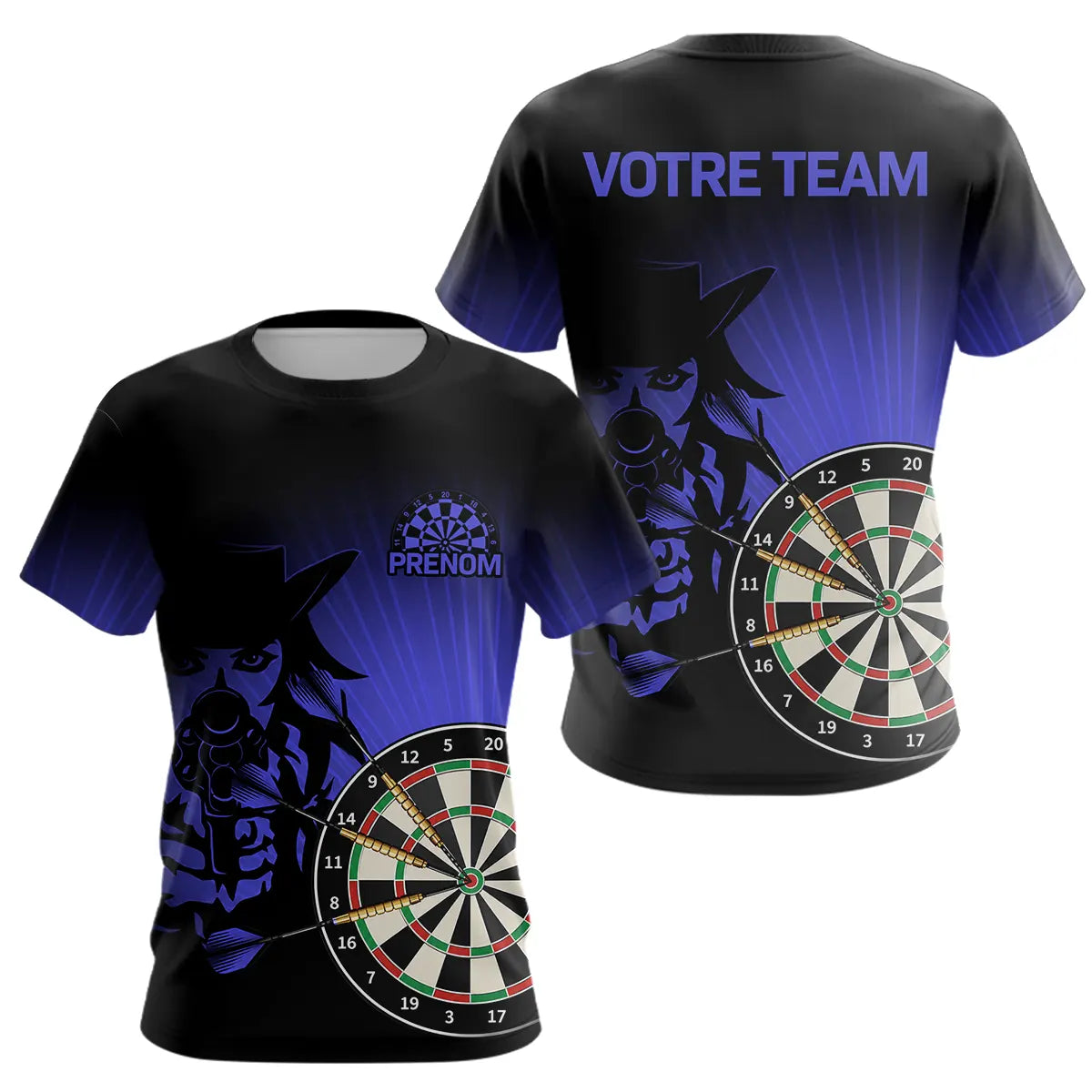 Maillot Fléchettes Compétition - Style Sniper Personnalisé - T-Shirt Femme