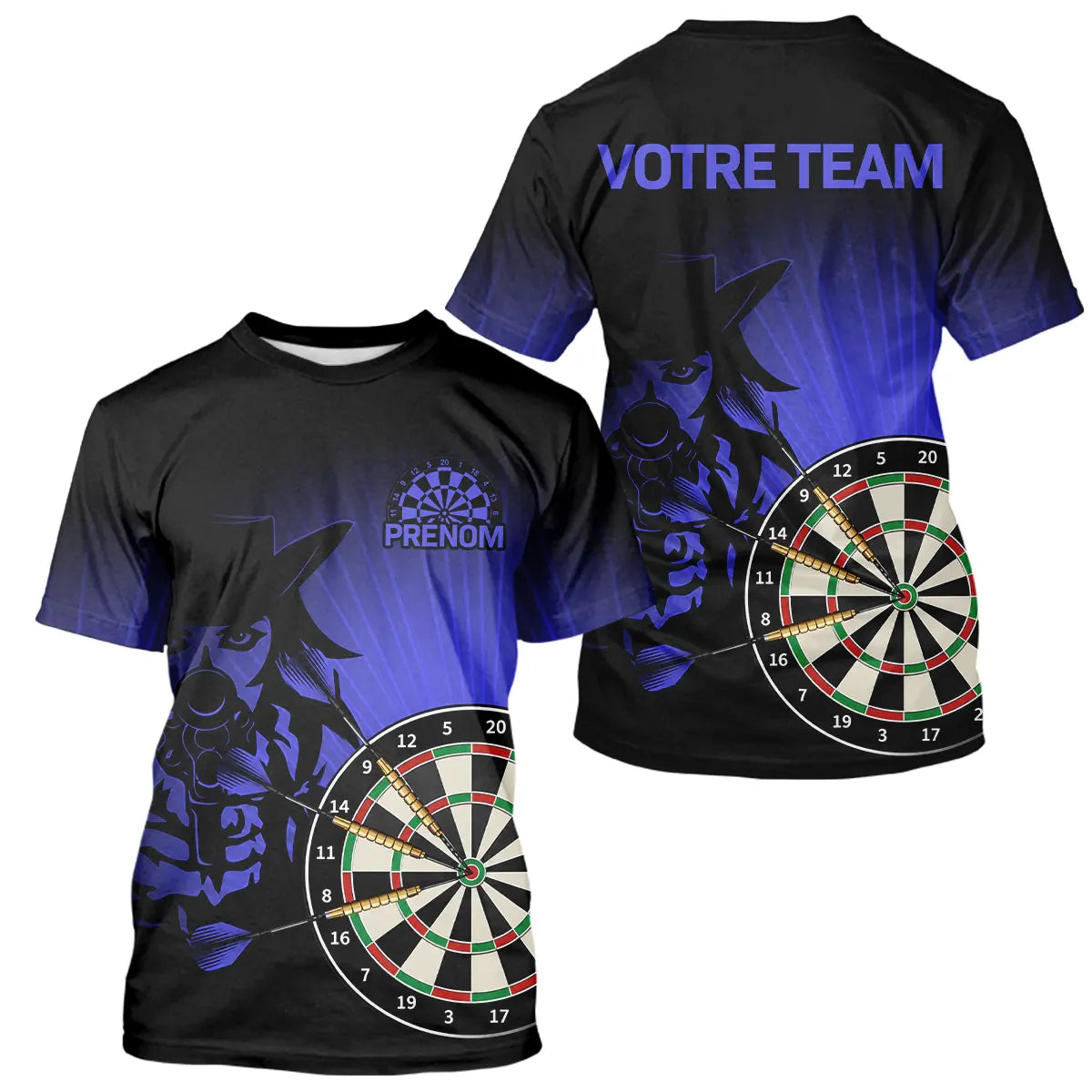 Maillot Fléchettes Compétition - Style Sniper Personnalisé - T-Shirt Homme