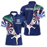Maillot Fléchettes Marine Personnalisé – Style Sportif Dynamique - Polo Homme