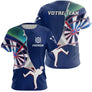 Maillot Fléchettes Marine Personnalisé – Style Sportif Dynamique - T-Shirt Femme