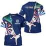 Maillot Fléchettes Marine Personnalisé – Style Sportif Dynamique - T-Shirt Homme