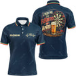 Maillot Fléchettes Personnalisé - Bleu Marine Apéro - Polo Homme