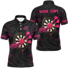 Maillot Fléchettes Personnalisé - Design Cœur 180 - Polo Homme