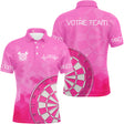 Maillot Fléchettes Personnalisé - Design Roses 180 - Polo Homme