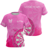 Maillot Fléchettes Personnalisé - Design Roses 180 - T-Shirt Femme