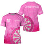 Maillot Fléchettes Personnalisé - Design Roses 180 - T-Shirt Homme