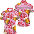 Maillot Fléchettes Personnalisé - Style Rose & Bière - Polo Homme
