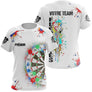 Maillot Fléchettes Personnalisé - Style Splash Multicolore - T-Shirt Femme