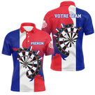 Maillot Fléchettes Personnalisé – Carte de France & Cible - Polo Homme