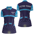 Maillot Fléchettes Personnalisé – Signez Vos Plus Beaux Visés - Polo Zippé Femme
