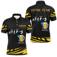 Maillot Fléchettes Personnalisé – Style Vendredi & Bière - Polo Homme