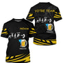 Maillot Fléchettes Personnalisé – Style Vendredi & Bière - T-Shirt Homme