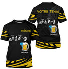 Maillot Fléchettes Personnalisé – Style Vendredi & Bière - T-Shirt Homme