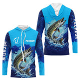 Maillot Pêche Carnassier Personnalisé - Brochet Bleu Et Style - Sweat Homme