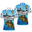 Maillot Pêche Carpe Bleu Manches Longues - Sportif Homme - Polo Homme