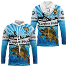 Maillot Pêche Carpe Bleu Manches Longues - Sportif Homme - Sweat Homme