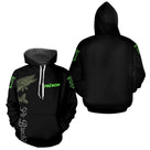 Maillot Pêche Le Brochets Vert Fluo Homme Personnalisé - Hoodie Homme