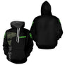 Maillot Pêche Le Saumon Vert Fluo Homme Personnalisé - Hoodie Homme