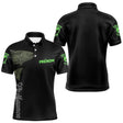 Maillot Pêche Le Saumon Vert Fluo Homme Personnalisé - Polo Homme