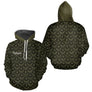 Maillot Pêche Mer Vert Azur - Motif Filet Personnalisé - Homme Hoodie 