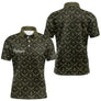 Maillot Pêche Mer Vert Azur - Motif Filet Personnalisé - Homme Polo 