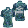 Maillot Pêche Personnalisé Bleu - Papy Pêcheur Passionnés - Polo Homme