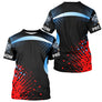 Maillot Pétanque Personnalisé Prénom - Style Noir Bleu Rouge - T-Shirt Homme