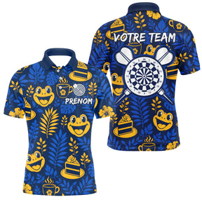 Maillot Équipe Fléchettes -  Ludiques Vacances Personnalisé - Polo Homme