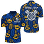 Maillot Équipe Fléchettes -  Ludiques Vacances Personnalisé - Polo Zippé Homme