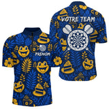 Maillot Équipe Fléchettes -  Ludiques Vacances Personnalisé - Polo Zippé Homme