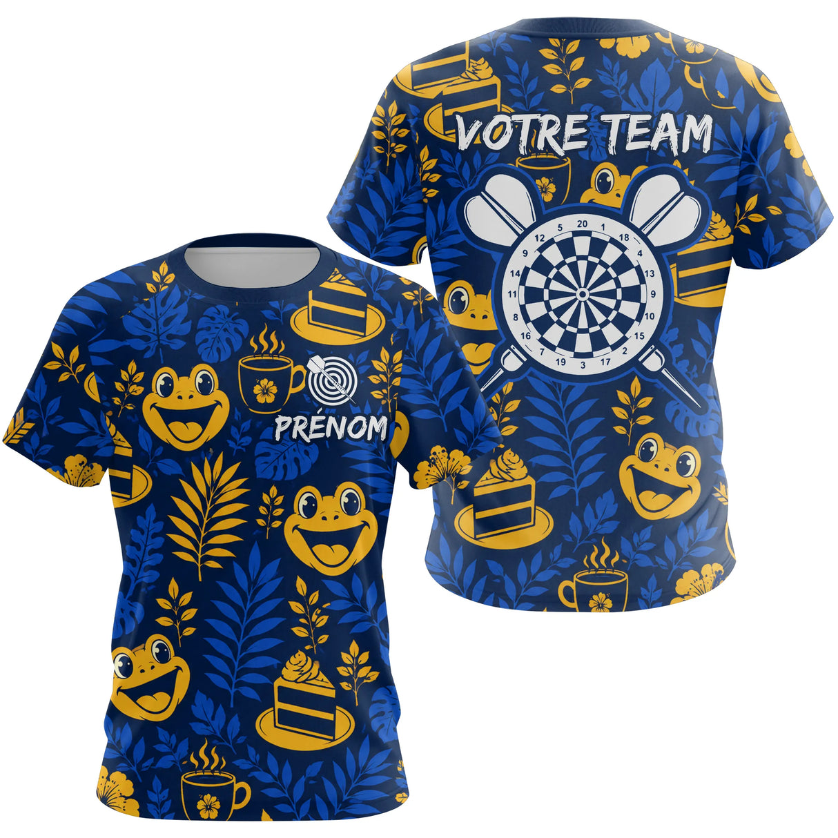Maillot Équipe Fléchettes -  Ludiques Vacances Personnalisé - T-Shirt Femme
