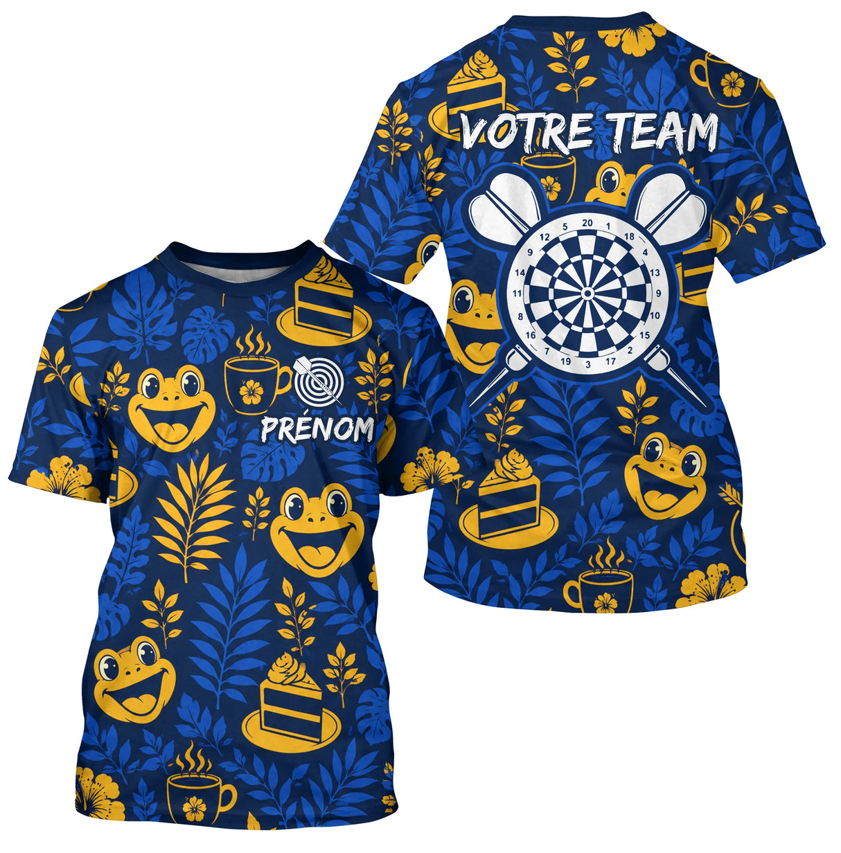 Maillot Équipe Fléchettes -  Ludiques Vacances Personnalisé - T-Shirt Homme