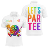 Polo Blanc Fléchettes Cartoon - Let's Par Tee Personnalisé - Polo Homme