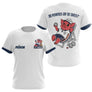 Polo Blanc & Marine Pétanque - Design Cochonnet Drôle - T-Shirt Femme