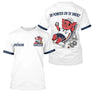 Polo Blanc & Marine Pétanque - Design Cochonnet Drôle - T-Shirt Homme