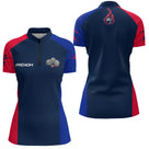 Polo Boules Pétanque Homme Femme - Drapeau Français - Polo Zippé Femme