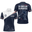 Polo Bouliste Pétanque Homme Femme - Bleu Marine - Polo Homme