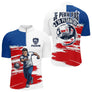 Polo Bouliste Tricolore Personnalisé - J'ai Pétanque Homme Femme - Polo Zippé Homme