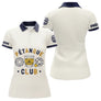 Polo Cadeau Bouliste Personnalisé - Crème & Bleu Passionnés - Polo Femme