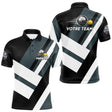 Polo Cadeau Pétanque - Boules Noir & Gris Équipe - Polo Homme