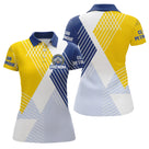 Polo Cadeau Pétanque Customization - Boules Bleu & Jaune - Polo Femme