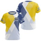 Polo Cadeau Pétanque Customization - Boules Bleu & Jaune - T-Shirt Femme