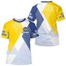 Polo Cadeau Pétanque Customization - Boules Bleu & Jaune - T-Shirt Homme