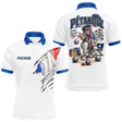 Polo Cadeau Pétanque Homme Femme - Passion Drapeau Français - Polo Homme