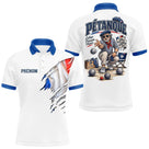 Polo Cadeau Pétanque Homme Femme - Passion Drapeau Français - Polo Homme