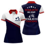 Polo Cadeau Pétanque Tricolore - Design Bouliste Toujours - Polo Femme
