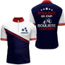 Polo Cadeau Pétanque Tricolore - Design Bouliste Toujours - Polo Zippé Homme